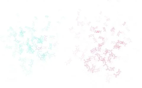 Light Green, Red vector pattern with artificial intelligence network. 스톡 일러스트