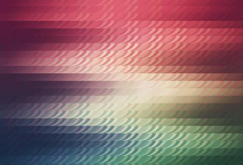 Light Green, Red vector pattern with random forms. 库存插图