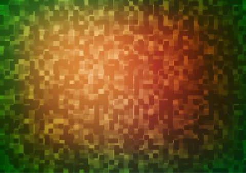 Light Green, Red vector pattern in square style. 스톡 일러스트