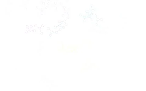 Light Green, Red vector pattern with artificial intelligence network. Illustrazione stock