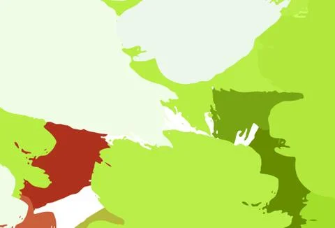 Light Green, Red vector pattern with random forms. Illustrazione stock