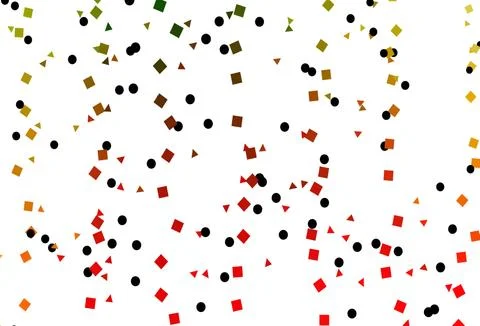 Light Green, Red vector pattern in polygonal style with circles. 스톡 일러스트