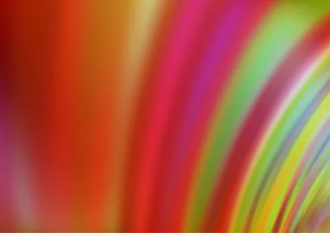 Light Green, Red vector pattern with lines, ovals. Stock Illustration