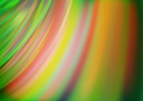 Light Green, Red vector pattern with bent ribbons. Stockillustratie