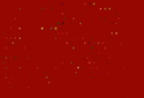 Light Green, Red vector pattern in square style. Illustrazione stock