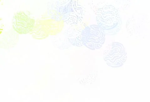 Light Green, Red vector pattern with random forms. 스톡 일러스트