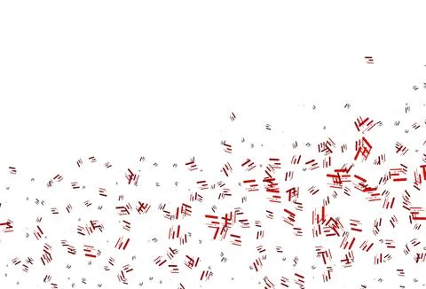 Light Green, Red vector pattern with narrow lines. Stock Illustration