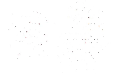 Light Green, Red vector pattern with music elements. Illustrazione stock