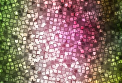 Light Green, Red vector pattern in square style. Stock Illustration