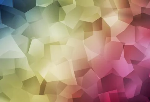 Light Green, Red vector pattern with random forms. 库存插图