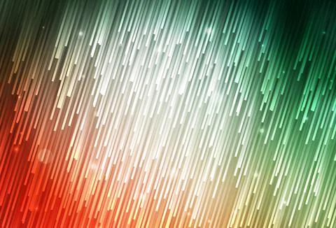 Light Green, Red vector pattern with sharp lines. 스톡 일러스트