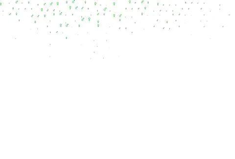 Light green, red vector pattern with gender elements. Stock Illustration