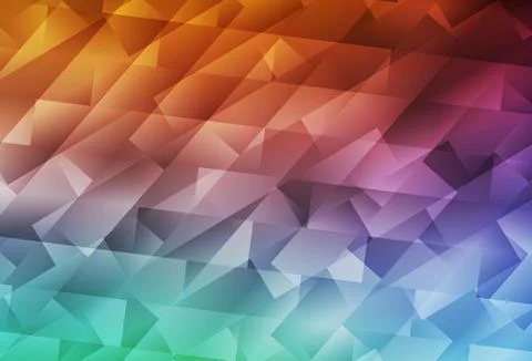 Light Green, Red vector pattern in square style. 库存插图