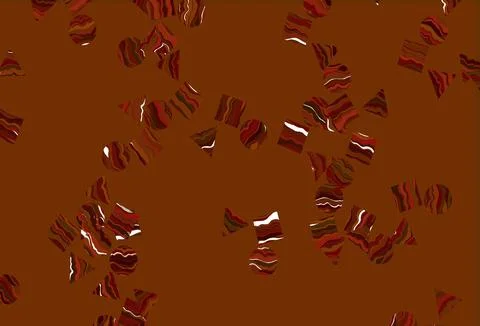 Light Green, Red vector pattern in polygonal style with circles. Stock Illustration