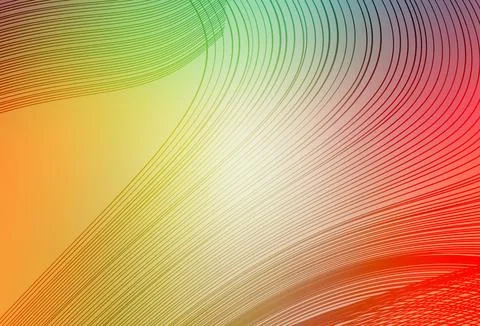 Light Green, Red vector pattern with lines. Stock Illustration