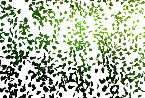 Light Green, Red vector pattern with chaotic shapes. Stock Illustration
