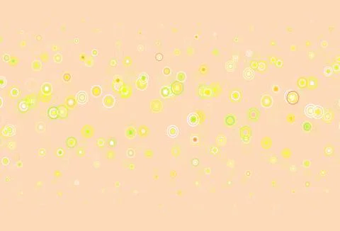 Light Green, Red vector pattern with spheres. Stock Illustration