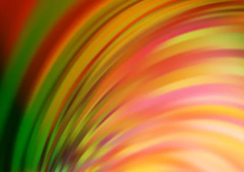 Light Green, Red vector pattern with bubble shapes. 스톡 일러스트