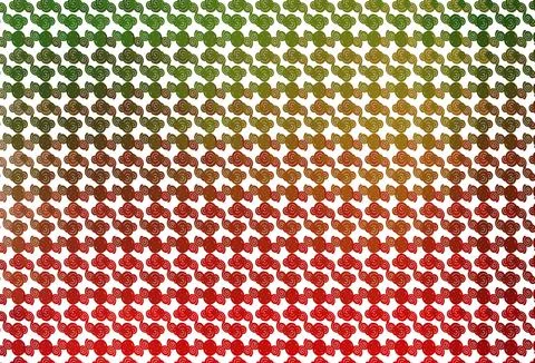 Light Green, Red vector pattern with bubble shapes. イラスト素材