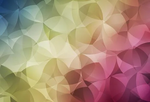 Light Green, Red vector pattern with random forms. 스톡 일러스트
