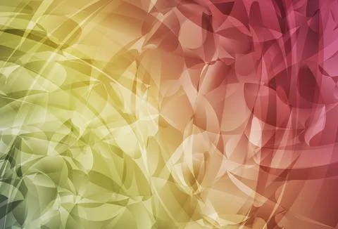 Light Green, Red vector pattern with random forms. Stock Illustration