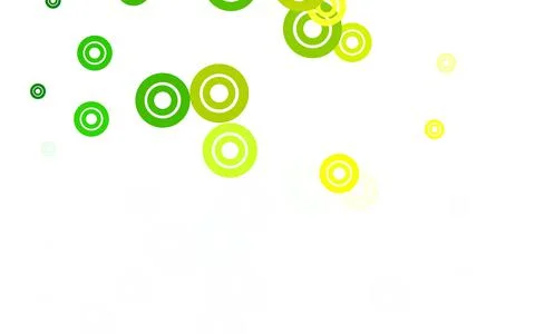 Light Green, Red vector pattern with spheres. 스톡 일러스트