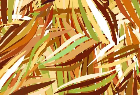 Light Green, Red vector pattern with random forms. Stock Illustration