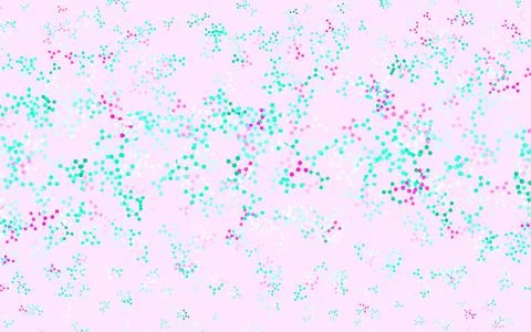 Light Green, Red vector pattern with artificial intelligence network. Illustrazione stock