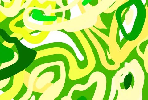 Light Green, Red vector pattern with random forms. Stock Illustration