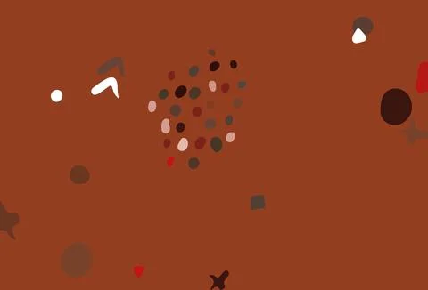 Light Green, Red vector pattern with random forms. Stock Illustration