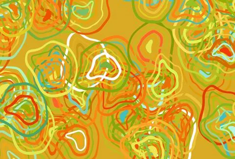 Light Green, Red vector pattern with wry lines. 스톡 일러스트