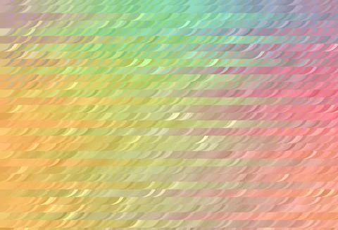 Light Green, Red vector pattern with random forms. Illustrazione stock