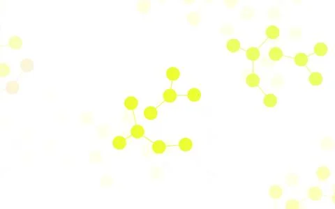 Light Green, Red vector pattern with artificial intelligence network. イラスト素材