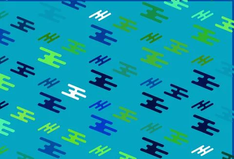 Light Green, Red vector pattern with narrow lines. Stock Illustration