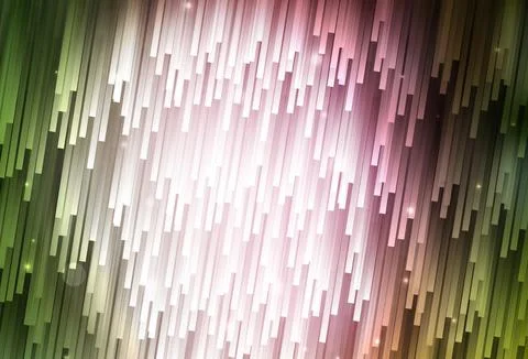 Light Green, Red vector pattern with sharp lines. Stock Illustration