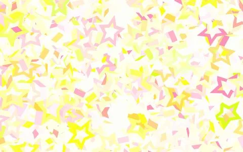 Light Green, Red vector pattern with christmas stars. Stock Illustration