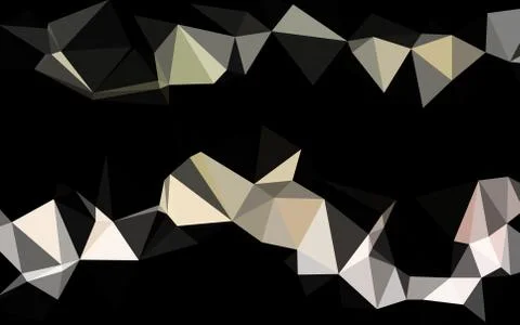 Light Green, Red vector polygon abstract layout. イラスト素材