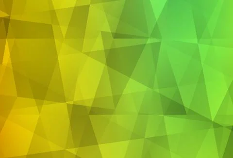 Light Green, Red vector polygonal pattern. 스톡 일러스트