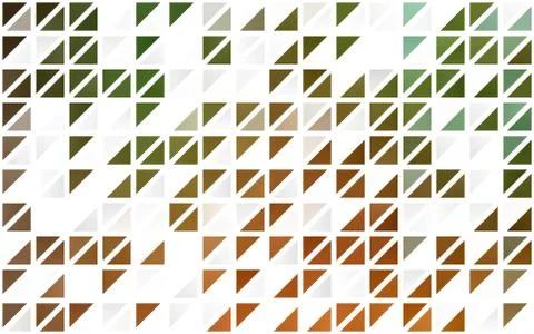 Light Green, Red vector seamless template with crystals, triangles. Stock Illustration
