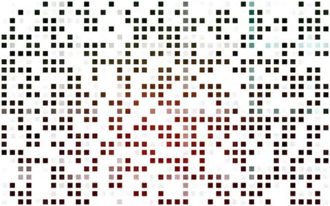 Light Green, Red vector seamless texture in rectangular style. Stock Illustration