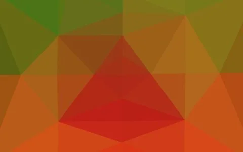 Light Green, Red vector shining triangular background. 스톡 일러스트