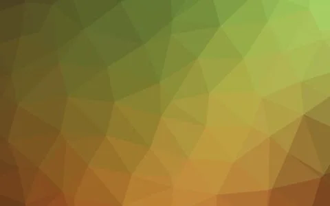 Light Green, Red vector shining triangular background. 스톡 일러스트