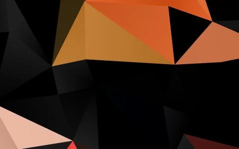 Light Green, Red vector shining triangular background. Stock Illustration