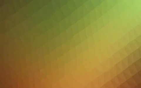 Light Green, Red vector shining triangular background. Stockillustratie