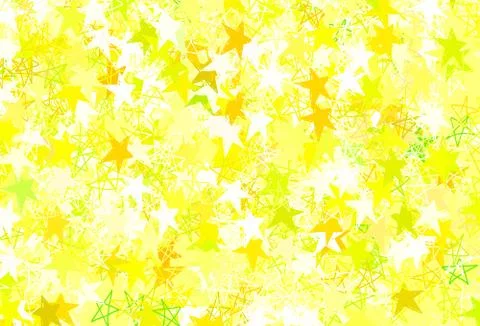 Light Green, Red vector template with sky stars. Stock Illustration