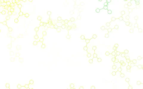 Light Green, Red vector template with artificial intelligence structure. 库存插图