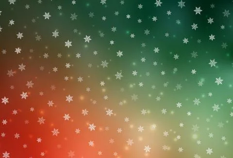 Light Green, Red vector template in carnival style. Stock Illustration