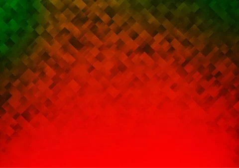 Light Green, Red vector texture in rectangular style. Illustrazione stock