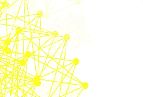 Light Green, Red vector texture with artificial intelligence concept. 스톡 일러스트