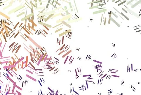 Light Green, Red vector texture with colorful lines. Stock Illustration